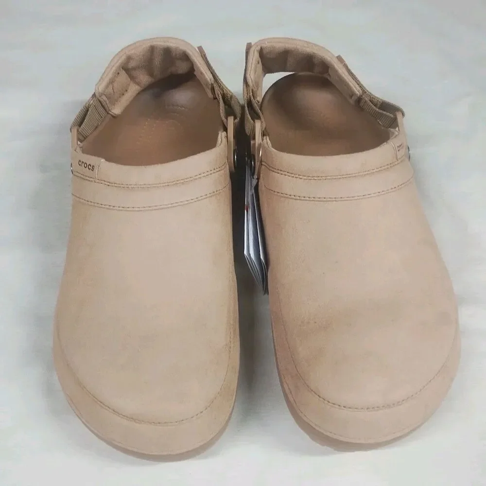 Crocs Classic Crafted Vegan Suede Clog  Men 10  Womens 12 NEW